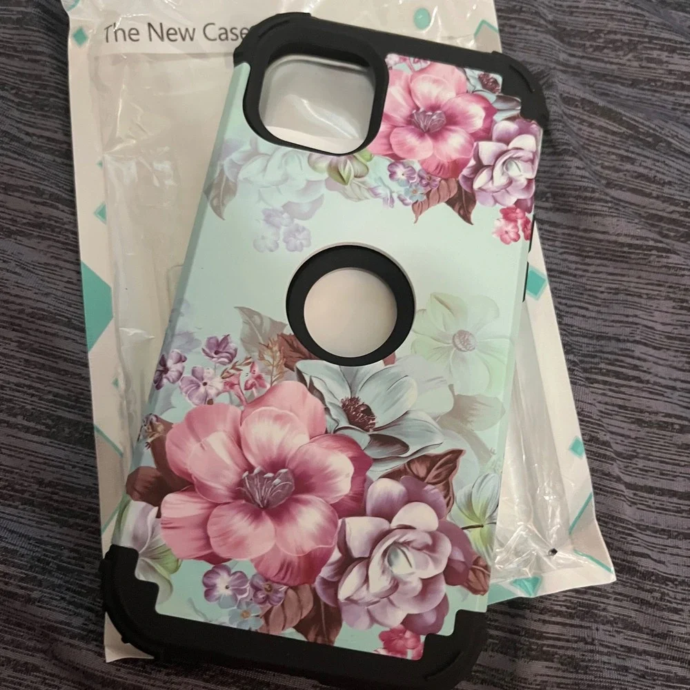 Floral Shockproof Heavy Duty Hybrid Case Cover for iPhone 11 Pro Max